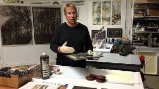 Gail Erwin demonstrates the Van Dyke Brown photographic process [upl. by Arnuad]