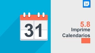 Curso Google Calendar 58  Imprime calendarios [upl. by Yenahpets]