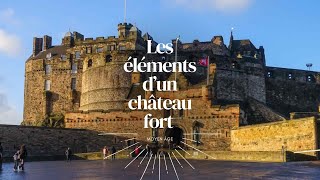 Les éléments dun château fort  2e Histoire [upl. by Lalib]