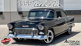 1955 CHEVROLET BEL AIR FRAME OFF RESTOMOD FOR SALE [upl. by O'Connor465]