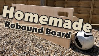 How to build your own football rebound board [upl. by Iidnarb620]