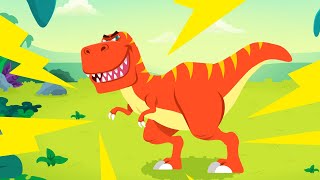 Dinosaur Songs Compilation for kids  Tyrannosaurus Song  Nursery Rhymes ★ TidiKids [upl. by Andromada749]