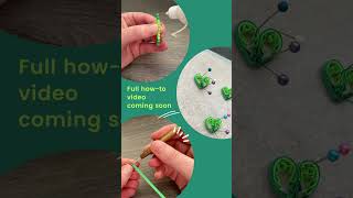 Sneak Peek How to Make a Quilling Paper Shamrock [upl. by Aivilys]