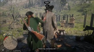 Red Dead Redemption 2 Online Poison The Moonshine Still in Fort Riggs Holding Camp [upl. by Millisent]