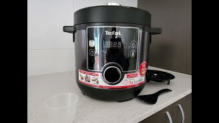 TEFAL Turbo Cuisine Maxi Pressure Cooker unboxing and first impressions [upl. by Marijn]