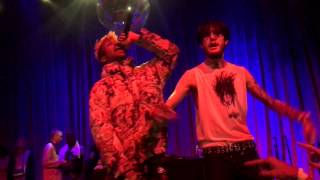 Lil Peep feat Lil Tracy  Cobain Live in LA 121416 [upl. by Aynatan]