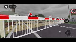 The BRAND NEW Eddington Bricksworks Level Crossing  North Yorkshire Roblox 28102024 [upl. by Tedric84]