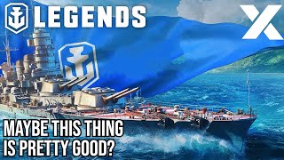 Caracciolo Carrying at Bottom Tier  World of Warships Legends [upl. by Joelie505]