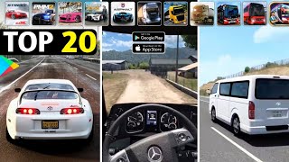 TOP 20 Best Driving Games for Mobile [upl. by Nozicka]