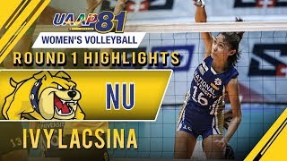 Best of Ivy Lacsina  NU  UAAP 81 WV [upl. by Einahets174]