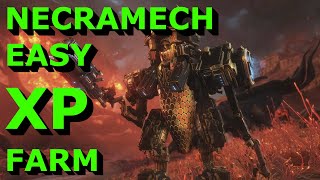 Warframe Easy Necramech Affinity Farm  Tips [upl. by Esetal]