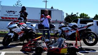 Enclosed Motorcycle Trailer  Next Level Upgrades Rides Done Right 2018 Return to Track Days Series [upl. by Aerdnas]