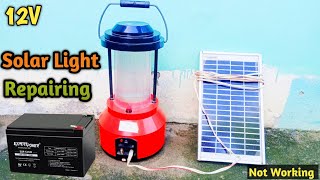 How to Repairing 12V Solar Light at home12V Solar Battery [upl. by Frost]