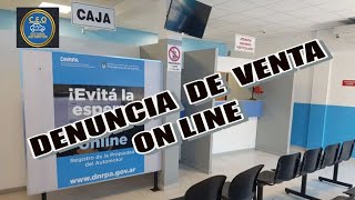 quotDenuncia de venta del automotor ON LINE  ¡Tu guía completa paso a pasoquot [upl. by Bayard]