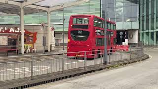 Here is the enviro 400 on the curtailed 207 to Ealing hospital at White City bus station [upl. by Annua983]