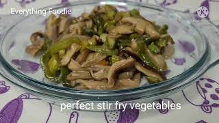 How to perfect stir fry vegetales recip Everything Foodie [upl. by Skip]