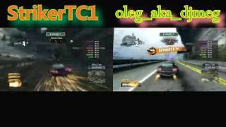 Burnout Paradise Multiplayer  Split Screen Gameplay with olegakadjmeg [upl. by Scuram]