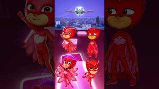 PJ Masks  Owlette 🆚 Owlette 🆚 Owlette 🆚 Owlette X Dance Song Tiles Hop EDM Rush shorts [upl. by Jonathon]