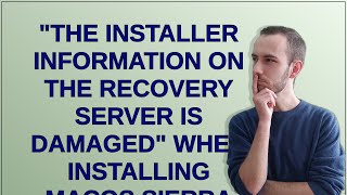 4 Ways How to Fix the Recovery Server Could not be Contacted MacBook Pro  Simple Fix 2023 Update [upl. by Itirp]