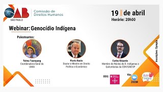 Webinar Genocidio Indigena [upl. by Fital]