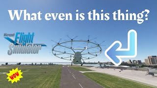 The Strangest Aircraft in MSFS Volocopter EVTOL [upl. by Geer]