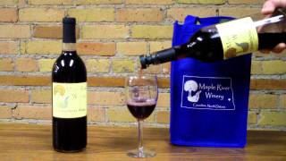 Maple River Winery Chokecherry Wine [upl. by Avin]