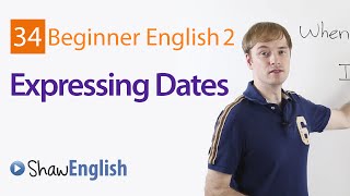 How to Express Dates in English [upl. by Atineg211]