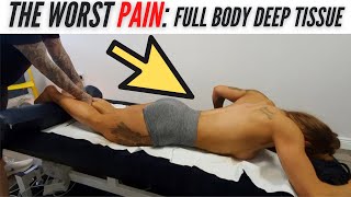 ASMR DEEP TISSUE FULL BODY WORST PAIN [upl. by Ayekehs]