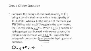 Bomb Calorimeter Example [upl. by Lilia]