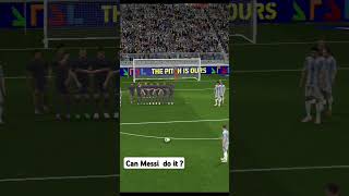 Can Messi do this  🤔🤔 pesfootball pes2024 efootball gaming goal messi messivsronaldo [upl. by Llekram841]