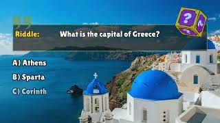 Whats the Capital of Greece 2024 [upl. by Eiramoj]