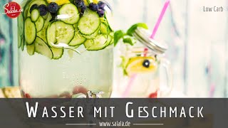 Wasser mit Geschmack Low Carb Getränk ohne Zucker [upl. by Noland]