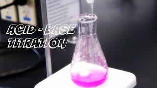 Lab Demonstration  Acid  Base Titration [upl. by Pilar]