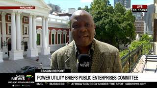 Eskom report  Power utility briefs Public Enterprises Committee [upl. by Kennett]