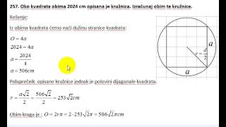 257 zadatak mala matura 2024 godine [upl. by Yrelav408]