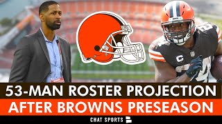 FINAL Cleveland Browns 53Man Roster Projection After 2024 NFL Preseason [upl. by Kolb650]