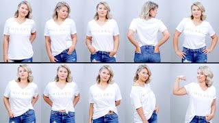 10 DIFFERENT WAYS TO WEAR A TSHIRT  Milabu [upl. by Rawden472]