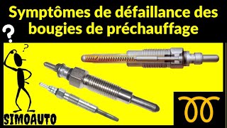 Les symptômes de défaillance des bougies de préchauffage dun moteur diesel [upl. by Linad]