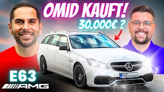 OMID KAUFT❗️Unfassbarer Trick beim Verhandeln❓E63 vom AMG Motorenbauer persönlich 🤯 [upl. by Bascio]