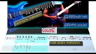 Solos de Serrana mia Grupo Ciclon Tab completa [upl. by Toomin]