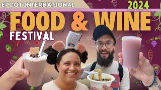 EPCOT  Food amp Wine Festival 2024  NEW Menu Items  Merch  Concert Line Up  PhotoPass Opps [upl. by Hcurob]