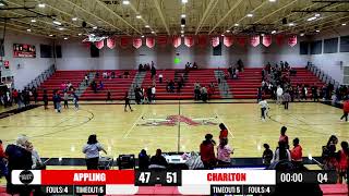 Appling County Pirates Basketball vs Charlton County Indians Basketball [upl. by Hope78]