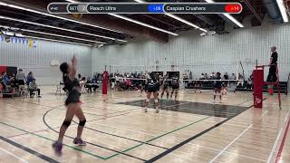 Ultra 16u  PRESEASON  GAME 1  CASPIAN CRUSHERS  2nd Set [upl. by Anastasius]