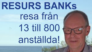 Hur startar amp driver man en BANK Lär av Resurs banks VD [upl. by Eniotna266]