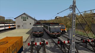 UT470 en triple Montcada Bif LHospitalet de Llobregat  Ruta Catalunya Express  TS Classic [upl. by Inram144]