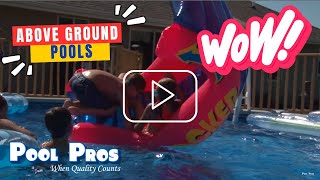 The OG Pool Pros Above Ground Pool Commercial [upl. by Francine]