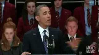 Obama sings Jingle Bells [upl. by Neukam]