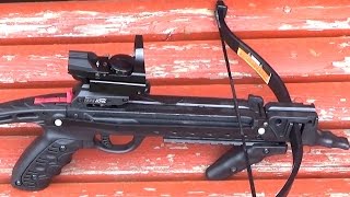 HoriZone Redback Deluxe Pistol Crossbow accuracy test [upl. by Deyes284]