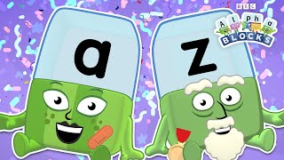 The A to Z Alphabet Song and More 🎶  Phonics Fun  Learn to Spell with ABC  officialalphablocks [upl. by Neerac253]