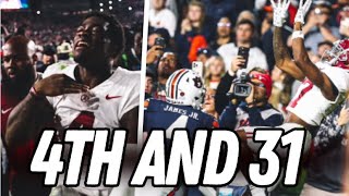 REACTION TO ALABAMA BEATING AUBURN 🗣️ [upl. by Notniw]